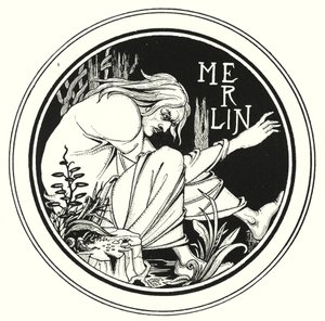 マーリン（彫刻 作： Aubrey (after) Beardsley