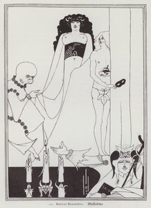 メサリナ（リトグラフ 作： Aubrey (after) Beardsley