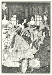 ボウとベルの戦い（彫刻 作： Aubrey (after) Beardsley