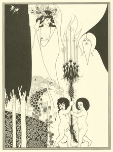 ヘロデの目」（リトグラフ 作： Aubrey (after) Beardsley