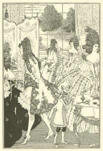 The Rape of the Lock（リトグラフ 作： Aubrey (after) Beardsley