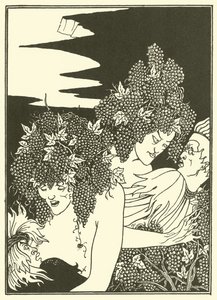The Snare of Vintage（リトグラフ 作： Aubrey (after) Beardsley