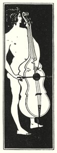 タイトルページのオーナメント（彫刻 作： Aubrey (after) Beardsley