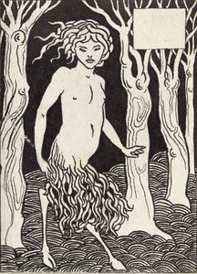 フォーン、1880年代 作： Aubrey Beardsley