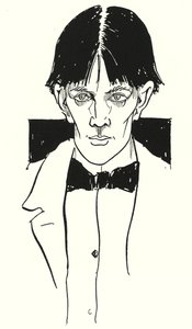一人でオーブリー・ビアズリーの肖像 作： Aubrey Beardsley