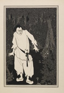 森の中のアリババ、『50 の素描の本』より 作： Aubrey Beardsley