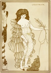 Aubrey BEARDSLEY (1872-1898) 「Lysistrata」のイラスト (411 at 作： Aubrey Beardsley