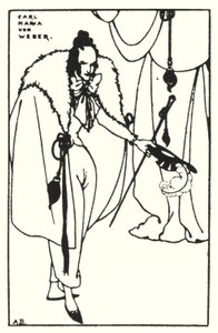 カールマリアフォンウェーバー 作： Aubrey Beardsley
