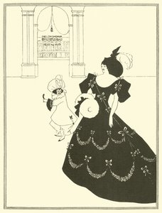 マリオネットのコメディーバレエ 作： Aubrey Beardsley