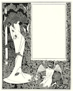 内容ボーダーデザイン 作： Aubrey Beardsley