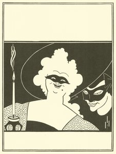 表紙デザイン、イエローブック 作： Aubrey Beardsley