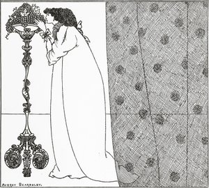 「サボイ」のカバーデザイン、1896年 作： Aubrey Beardsley