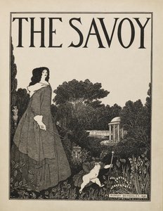 「The Savoy」No.1の表紙デザインは50枚のドローイングから 作： Aubrey Beardsley