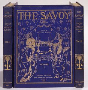 ザサボイのカバーデザイン、ボリュームI〜III、アーサーシモンズ編集、レナードスミザーズ1896年発行