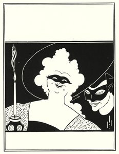 「イエローブック」第I巻の表紙デザイン 作： Aubrey Beardsley