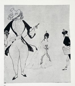 理想を探すアルベール by オーブリー・ビアズリー（1872-1898 作： Aubrey Beardsley