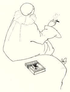 招待状のデザイン 作： Aubrey Beardsley