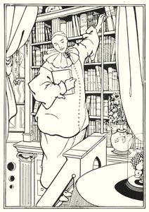 「ピエロ」の表紙デザイン 作： Aubrey Beardsley