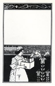 HD Traillによる「The Barbarous Britishers」のカバーのデザイン 作： Aubrey Beardsley