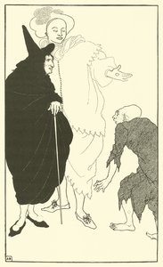 ドンファン、スガナレルと乞食 作： Aubrey Beardsley