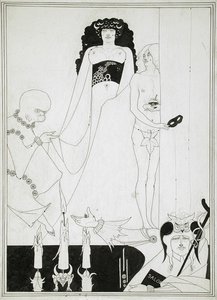 ヘロディアスを入力してください。オスカーワイルドによるサロメのイラスト 作： Aubrey Beardsley
