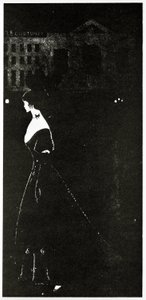 夜、1894 作： Aubrey Beardsley