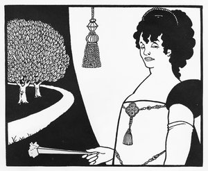 マダムレジャンヌ、「イエローブック」のイラスト、1893-94 作： Aubrey Beardsley