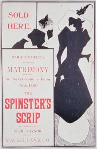 Maccilan＆Co.が発行したCecil Raynorが編集した、The Spinsters Scripのポスター広告
