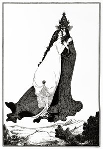 リマの聖なる薔薇、1894年頃 作： Aubrey Beardsley