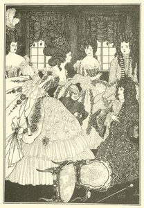 ボザールとベルズの戦い 作： Aubrey Beardsley