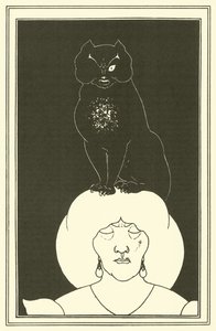 黒猫 作： Aubrey Beardsley