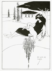 ユダのキス、1893 作： Aubrey Beardsley