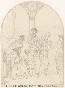 マグダレンのマリアの典礼 作： Aubrey Beardsley