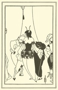 赤い死の仮面 作： Aubrey Beardsley