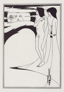 月の女、1893年。 作： Aubrey Beardsley