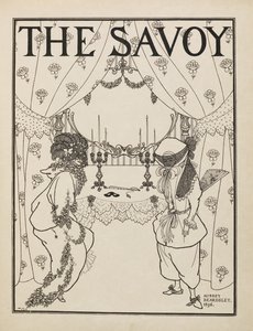 50枚のドローイングからなる「The Savoy」のNo.1のタイトルページ 作： Aubrey Beardsley