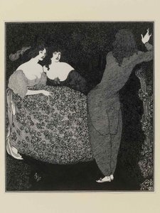トリスタンとイゾルデ』1896年 作： Aubrey Beardsley