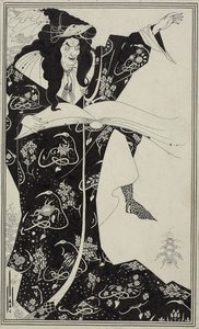 魔術師ヴァージル、1893年 作： Aubrey Beardsley