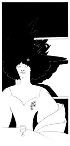 &39;待機&39;、1893 作： Aubrey Beardsley