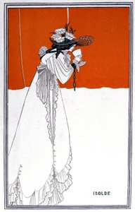 YseultがイギリスのPhiltreを飲んでいる 作： Aubrey Beardsley