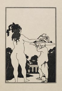 Book of Fifty Drawings からのドローイング 作： Aubrey Beardsley