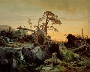 瀕死のジャングル 作： August Cappelen