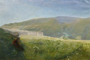 夏の風景、ヴォーガ 作： August Eiebakke