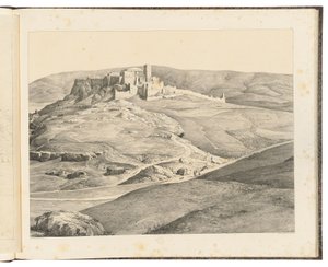 ニンフの丘から見たアテネ、1841 作： August Ferdinand Stademann