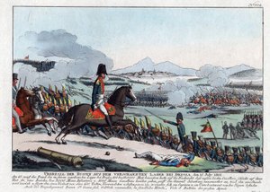 1812年7月15日、ドライサの塹壕からのロシア軍の攻撃（bataille de la Drissa, Bielorussie 作： August Friedrich Andreas Campe