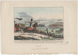 1812年7月15日のドリッサの塹壕からのロシアの攻撃 作： August Friedrich Andreas Campe
