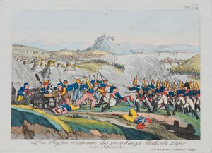 1828年のシュメン要塞の占領c。 1830 作： August Friedrich Andreas Campe