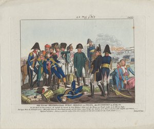 1813年5月22日のホッホキルヒェンでのデュロック元帥の死 作： August Friedrich Andreas Campe