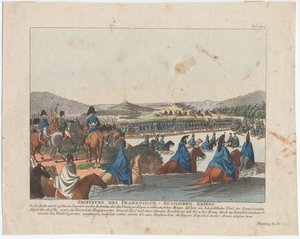 フランスのロシア侵攻の始まり 作： August Friedrich Andreas Campe