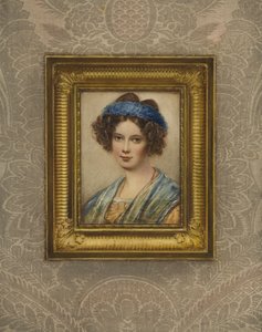 ルートヴィヒ・フォン・ボルステルの妻の肖像 作： August Grahl